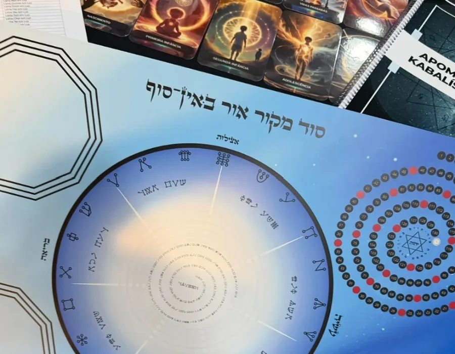 Mesa Apométrica Cabalística, cartas e apostila do Nível 2